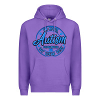 Purple autism awareness Premium Hoodie - MaliasSmallBusiness