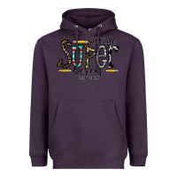 Plum not all super heroes wear capes Heavyweight Hoodie - CowhideDigitalArt