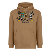 Toasted Coconut not all super heroes wear capes Heavyweight Hoodie - CowhideDigitalArt