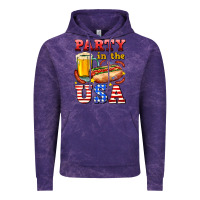 Cloud Purple party in the usa Vintage Hoodie - AdoDesignShop