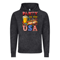 Vintage Black party in the usa Vintage Hoodie - AdoDesignShop