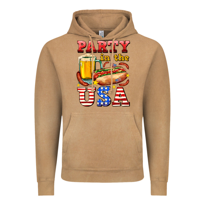 Party In The Usa Vintage Hoodie by AdoDesignShop | Teevron