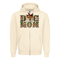 Sandshell dog mom shiba inu Zipper Hoodie - RanaPortraitStore