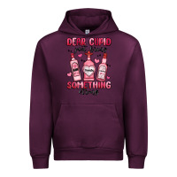 Mauve Wine dear cupid just bring something strong Urban Hoodie - MaliasSmallBusiness