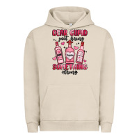 Pigment French Oak dear cupid just bring something strong Urban Hoodie - MaliasSmallBusiness