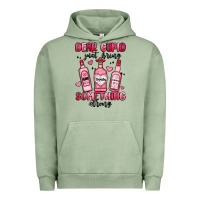 Pigment Oil Green dear cupid just bring something strong Urban Hoodie - MaliasSmallBusiness