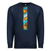 Navy fall pumpkin Premium Sweatshirt - BundleAndBundleShop