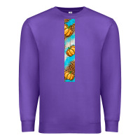 Purple fall pumpkin Premium Sweatshirt - BundleAndBundleShop