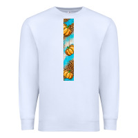 White fall pumpkin Premium Sweatshirt - BundleAndBundleShop