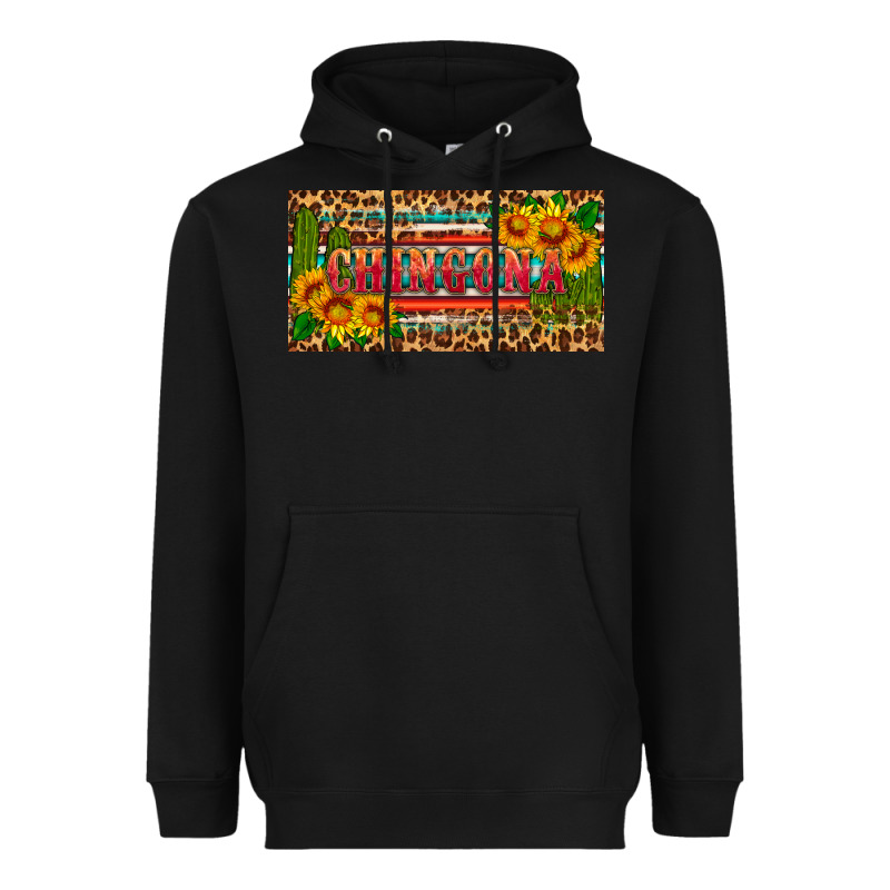 Chingona License Plate Heavyweight Hoodie by HRA Design Shop | Teevron