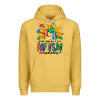 Antique Gold accept understand love awareness Premium Hoodie - MaliasSmallBusiness