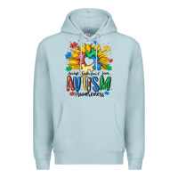 Blue Mist accept understand love awareness Premium Hoodie - MaliasSmallBusiness