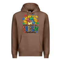 Chestnut accept understand love awareness Premium Hoodie - MaliasSmallBusiness