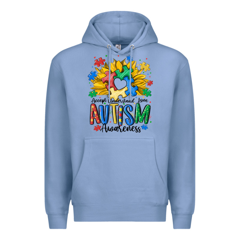 Accept Understand Love Awareness Premium Hoodie by MaliasSmallBusiness | Teevron