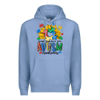 Colony Blue accept understand love awareness Premium Hoodie - MaliasSmallBusiness