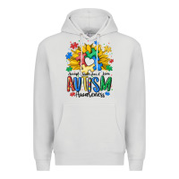 Dove Grey accept understand love awareness Premium Hoodie - MaliasSmallBusiness