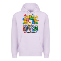 Lilac accept understand love awareness Premium Hoodie - MaliasSmallBusiness
