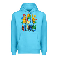 Ocean Blue accept understand love awareness Premium Hoodie - MaliasSmallBusiness