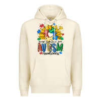 Sandshell accept understand love awareness Premium Hoodie - MaliasSmallBusiness