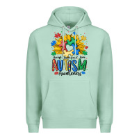 Seafoam accept understand love awareness Premium Hoodie - MaliasSmallBusiness