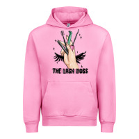 Fuchsia Pink the lash boss Urban Hoodie - MaliasSmallBusiness