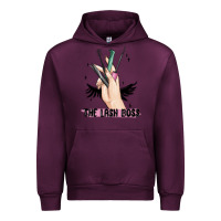 Mauve Wine the lash boss Urban Hoodie - MaliasSmallBusiness