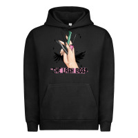 Pigment Black the lash boss Urban Hoodie - MaliasSmallBusiness