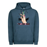 Pigment Midnight Navy the lash boss Urban Hoodie - MaliasSmallBusiness