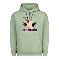 Pigment Oil Green the lash boss Urban Hoodie - MaliasSmallBusiness