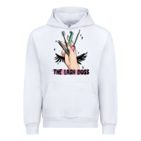 White the lash boss Urban Hoodie - MaliasSmallBusiness