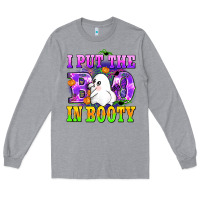 Heather Grey i put the in booty Long Sleeve Tee - AdoDesignShop