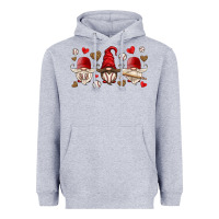 Heather Grey baseball gnome Heavyweight Hoodie - HRA Design Shop