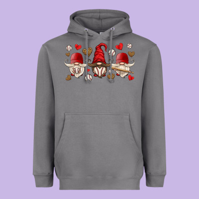 Baseball Gnome Heavyweight Hoodie Designed By Hra Design Shop