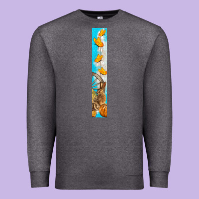 Butterfly Fall Premium Sweatshirt Designed By Bundleandbundleshop