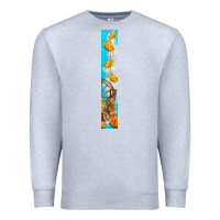 Heather Grey butterfly fall Premium Sweatshirt - BundleAndBundleShop