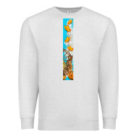 Oatmeal Heather butterfly fall Premium Sweatshirt - BundleAndBundleShop