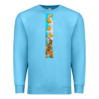 Ocean Blue butterfly fall Premium Sweatshirt - BundleAndBundleShop