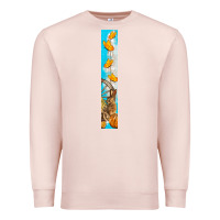 Pale Pink butterfly fall Premium Sweatshirt - BundleAndBundleShop