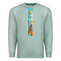 Seafoam butterfly fall Premium Sweatshirt - BundleAndBundleShop