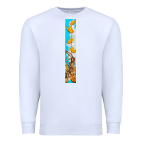 White butterfly fall Premium Sweatshirt - BundleAndBundleShop