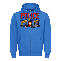 True Royal police mom Zipper Hoodie - Zillion Design Studio