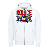 White police mom Zipper Hoodie - Zillion Design Studio