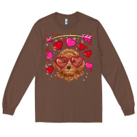 Chestnut valentine's day toy poodle Long Sleeve Tee - RanaPortraitStore