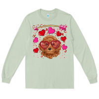 Matcha valentine's day toy poodle Long Sleeve Tee - RanaPortraitStore