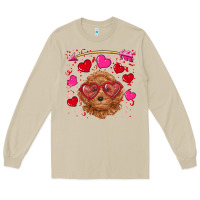 Mushroom valentine's day toy poodle Long Sleeve Tee - RanaPortraitStore