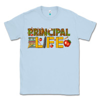 Dusty Blue principal life Classic Tee - texasbilliewilder