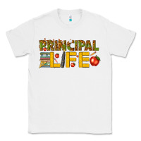 White principal life Classic Tee - texasbilliewilder