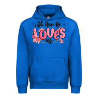 Cobalt oh how he loves us Urban Hoodie - MaliasSmallBusiness