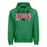Emerald oh how he loves us Urban Hoodie - MaliasSmallBusiness