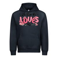 Navy oh how he loves us Urban Hoodie - MaliasSmallBusiness